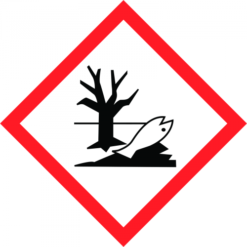 Aufkleber Etikett "Umweltgefährlich" GHS-Gefahrensymbol quadratisch 5-20cm
