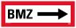 Preview: Aufkleber Hinweis Richtung „BMZ“ Etikett nach DIN 4066 | 29,7x10,5 cm Preview: Aufkleber Hinweis Richtung „BMZ“ Etikett nach DIN 4066 | 29,7x10,5 cm