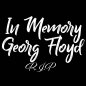 Mobile Preview: Aufkleber R.I.P. In Memory Georg Floyd 10x10cm #gegenrasissmus