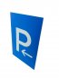 Preview: Verkehrszeichen Alu-Schild "Parkplatz Pfeil links" 3mm Alu Dibond® | 30x20cm
