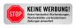 Preview: Aufkleber Hinweis „Bitte keine Werbung..“ Briefkasten Etikett Metallic-Look | Größe wählbar Preview: Aufkleber Hinweis „Bitte keine Werbung..“ Briefkasten Etikett Metallic-Look | Größe wählbar