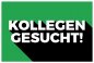 Preview: Aufkleber Hinweis „Kollegen gesucht!“ Job Etikett | Variante wählbar