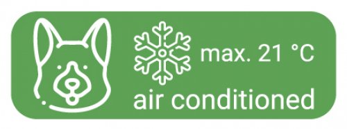 Auto Car Aufkleber „air conditioned A/C max. 21°C“ Hinweis Etikett | 15x5 cm Auto Car Aufkleber „air conditioned A/C max. 21°C“ Hinweis Etikett | 15x5 cm