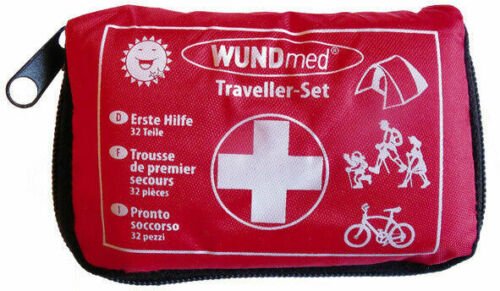 Erste Hilfe Reise Set 32-teilig Traveller Etui First Aid Kit Notfallset Pflaster