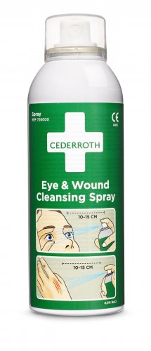 Cederroth Augenreinigungsspray 150ml zur Entfernung von Staub + Schmutz im Auge