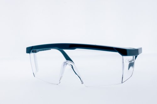 Format Bügelbrille Schutzbrille nach DIN EN 166, blau