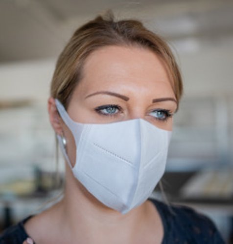 20x Maske Mund Nasen Schutz faltbar+platzsparend+hygienisch+Tragekomfort, weiß