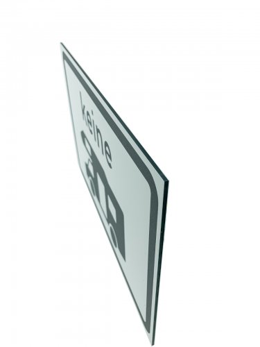 Verkehrszeichen Alu-Schild „keine Wohnmobile/Caravan“ 3mm Alu Dibond® | 20x30 cm