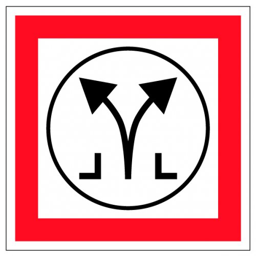 Aufkleber Brandschutzzeichen Symbol "Rauchabzug" Schild Folie | 5-30cm