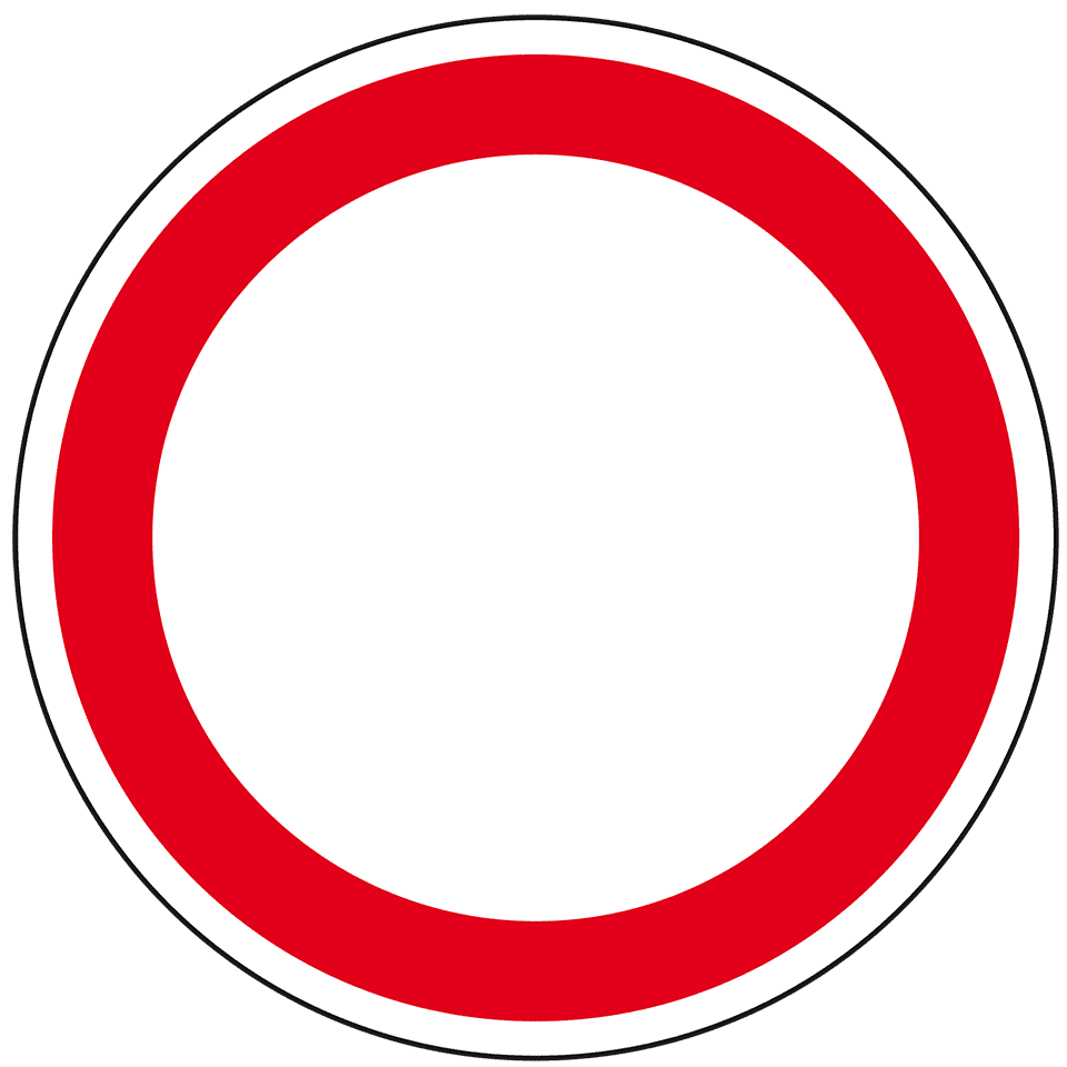 Aufkleber Verkehrszeichen "Durchfahrtshöhe 1,8m" StVO Schild Folie Ø5-30cm 