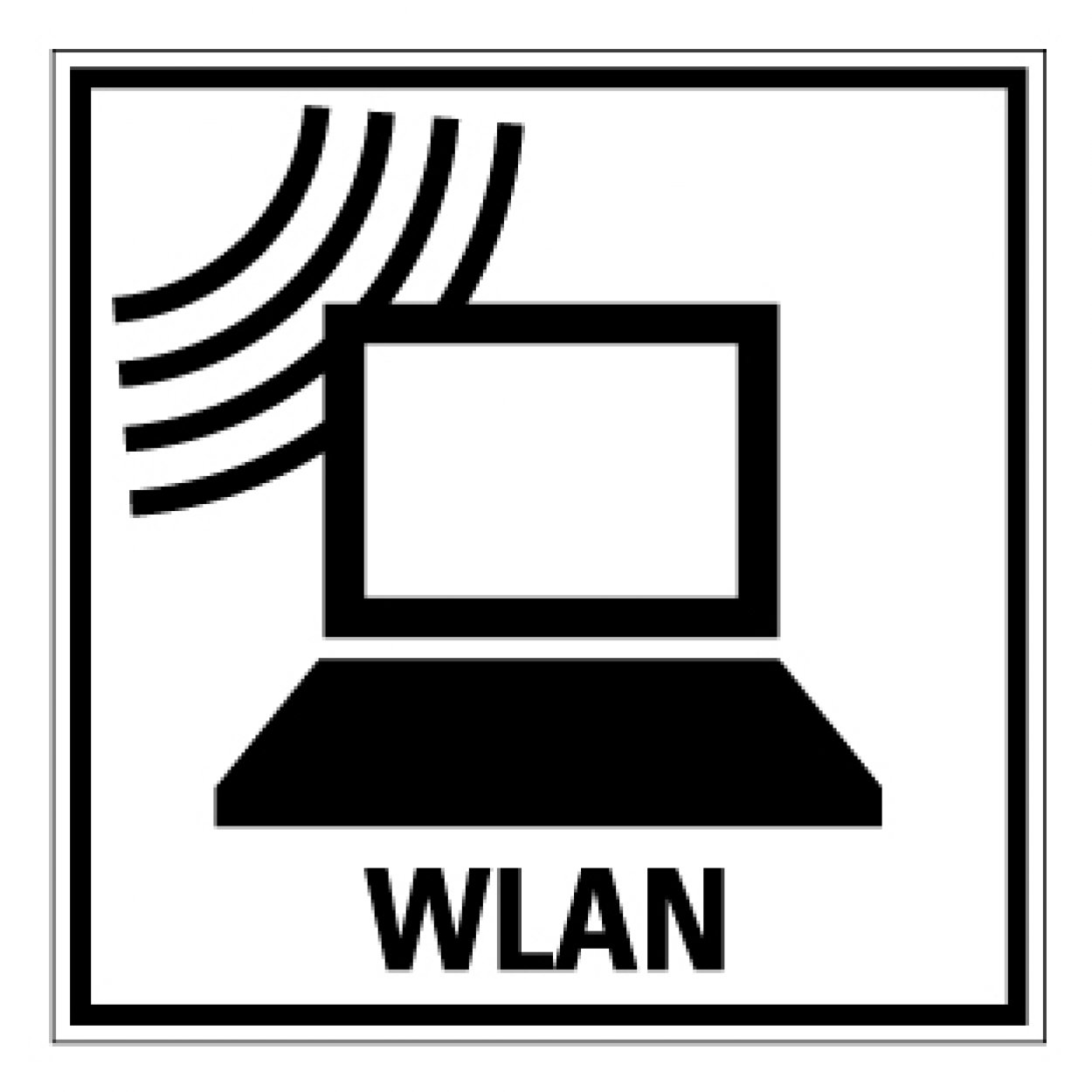 Aufkleber Hot Spot Hinweis "WLAN" Schild Folie selbstklebend | 5-30cm