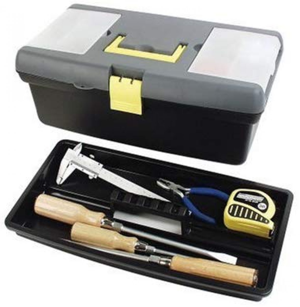 Werkzeugkoffer mit Einsatz und Kleinteilemagazinen unbestückt Werkzeug Box
