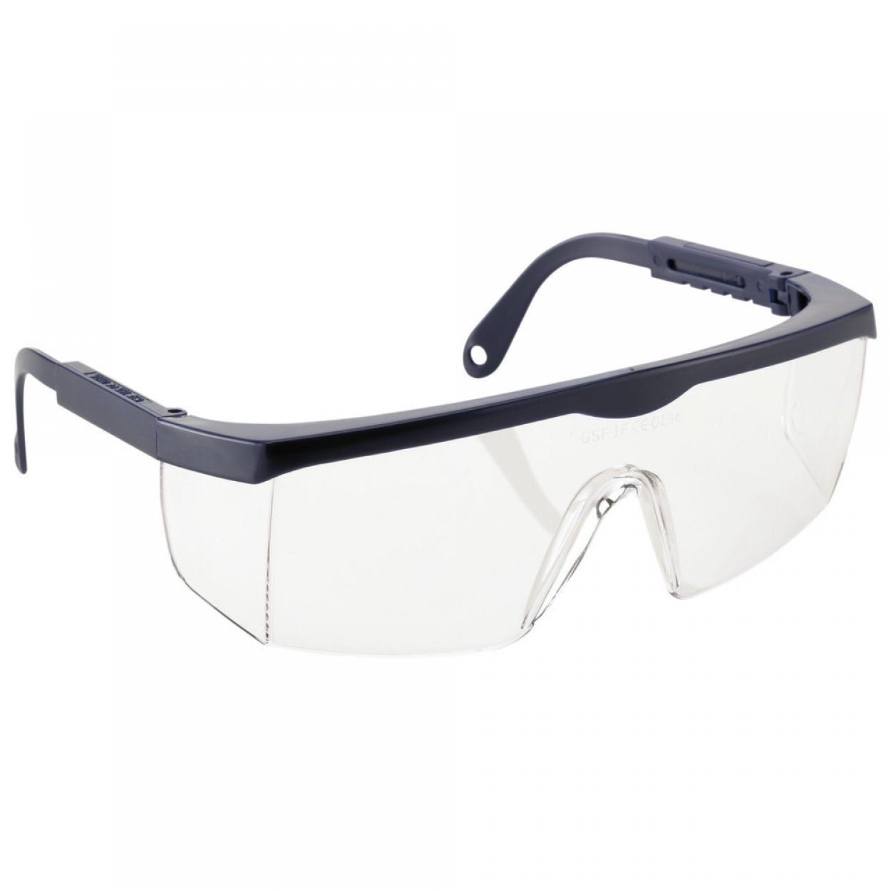 Format Bügelbrille Schutzbrille nach DIN EN 166, blau