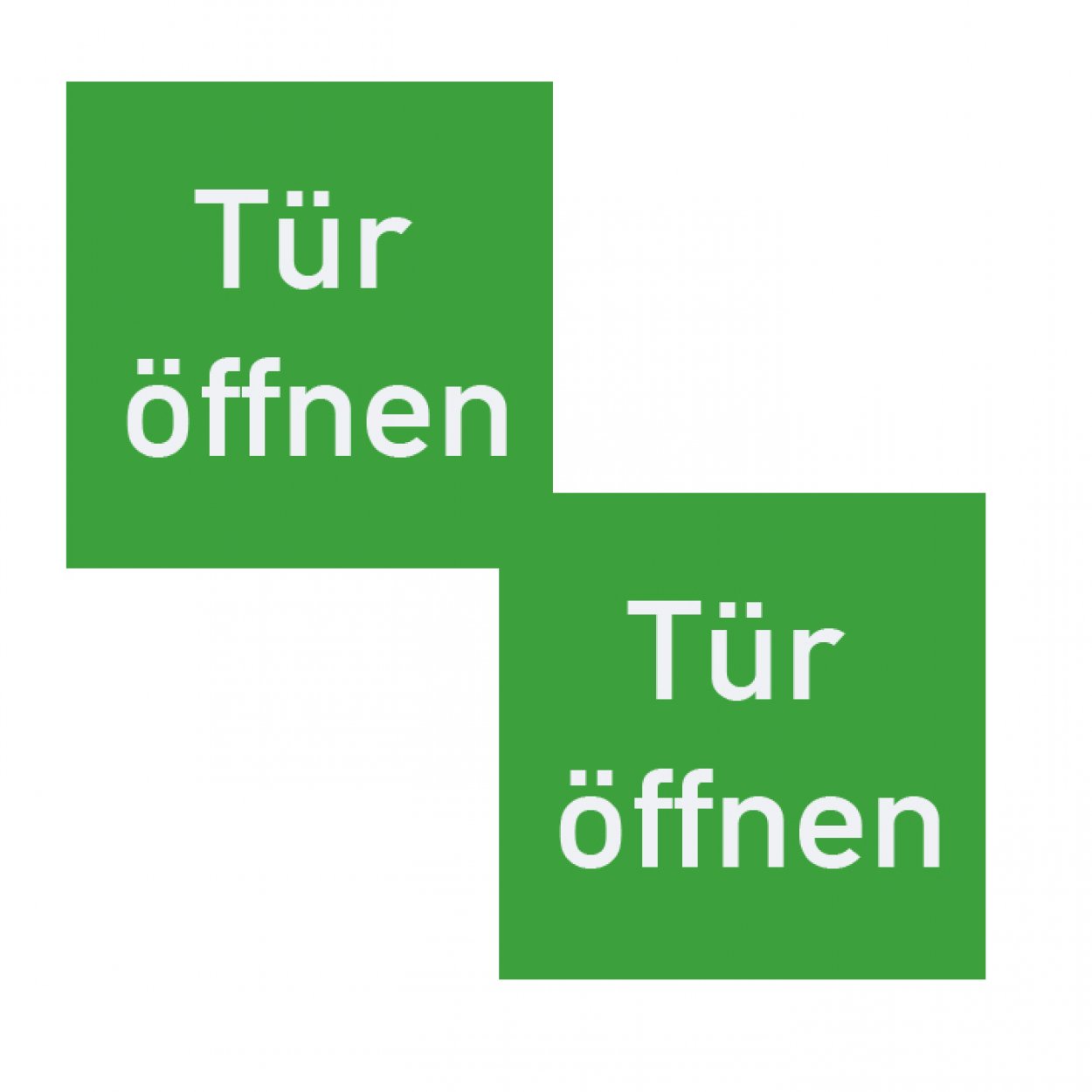 2x Aufkleber für Taster Tür Schalter „Tür öffnen“ Etikett, grün | 5,2x5,2 cm 2x Aufkleber für Taster Tür Schalter „Tür öffnen“ Etikett, grün | 5,2x5,2 cm