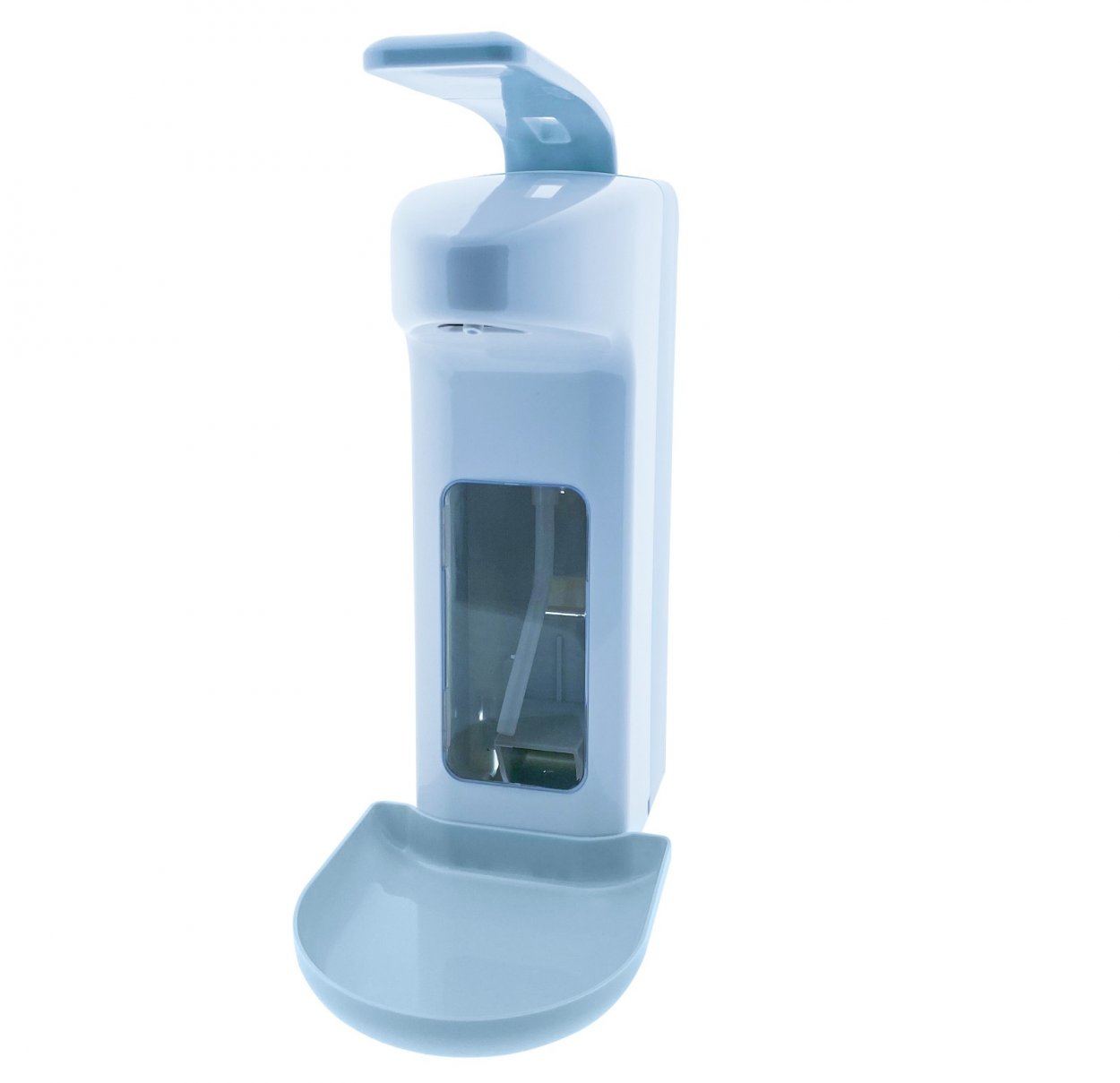 Druckspender Desinfektion Spender mit Armhebel & Tropfschale für 500 ml Flaschen
