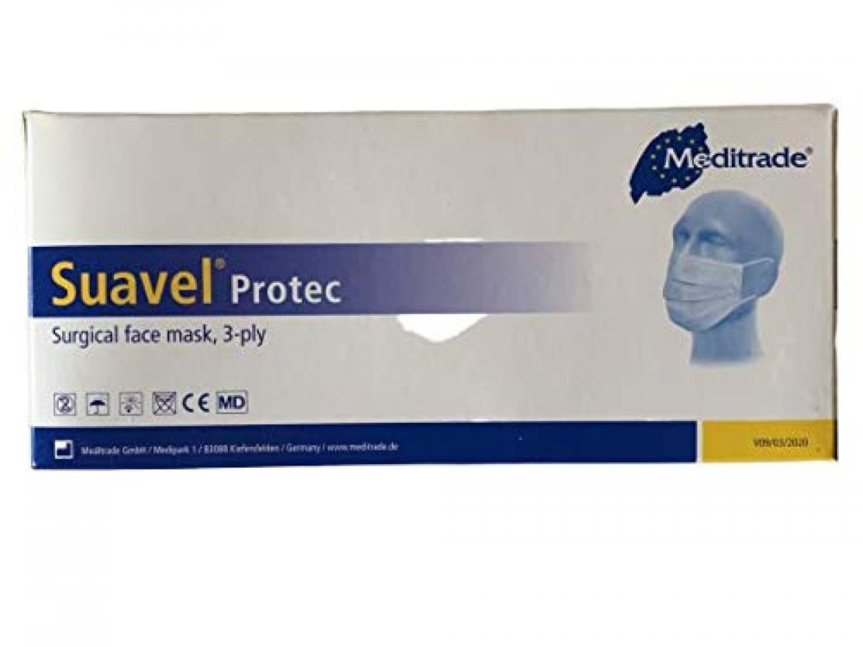 50 Stück OP Maske Mundschutz Nasenschutz Medizinisch, EN14683 Typ II, BFE: 98%