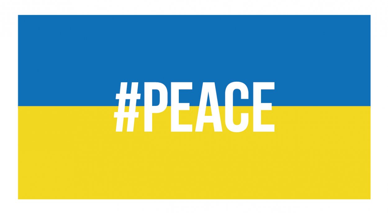 Aufkleber Ukraine Flagge #Peace Frieden Schild Folie selbstklebend | 10x5cm