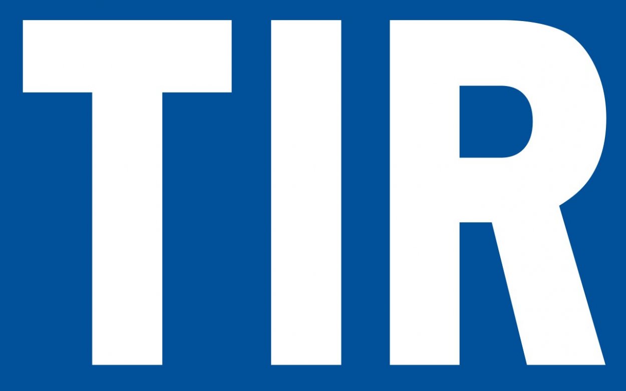 Aufkleber Fahrzeug Zeichen "TIR" Hinweis Schild Folie | 25x40cm